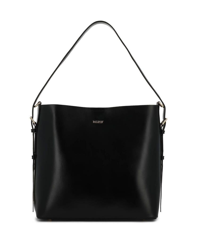 Kazar-Schwarze-Lederhandtasche-schwarz