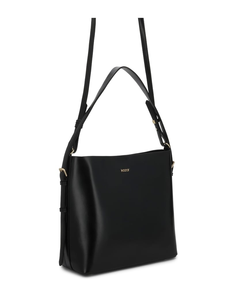 Kazar-Schwarze-Lederhandtasche-schwarz