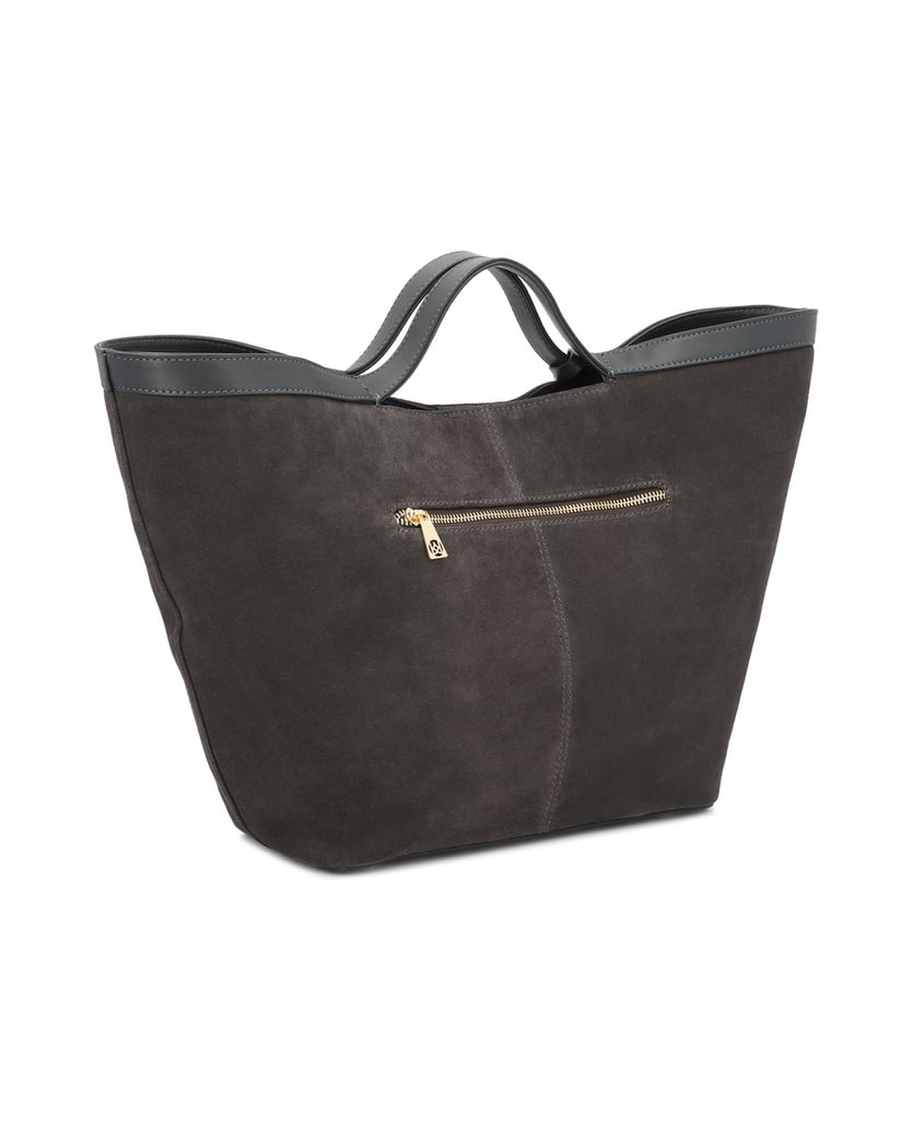 Kazar-Große-Handtasche-aus-einer-Kombination-a-grau