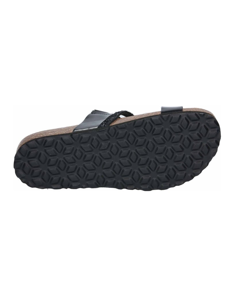 Lico-Pantolette-Bioline-Glitter-schwarz