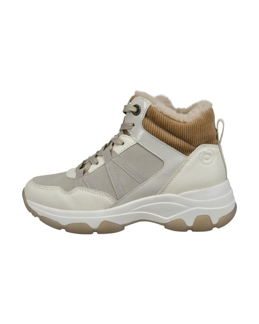 BUGATTI-Schnürstiefel-weiss