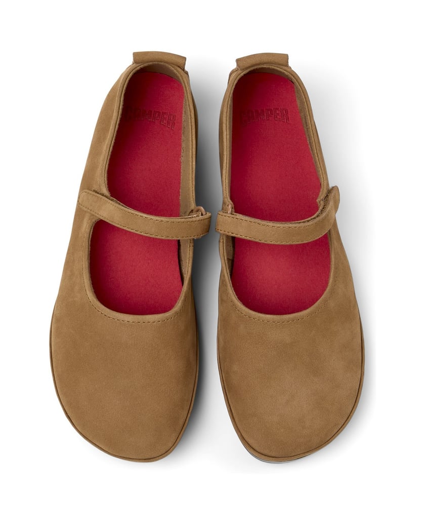 Camper-BALLERINAS-RIGHT-NINA-mittelbraun