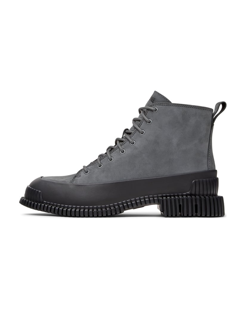 Camper-STIEFELETTEN-PIX-grau-kombiniert