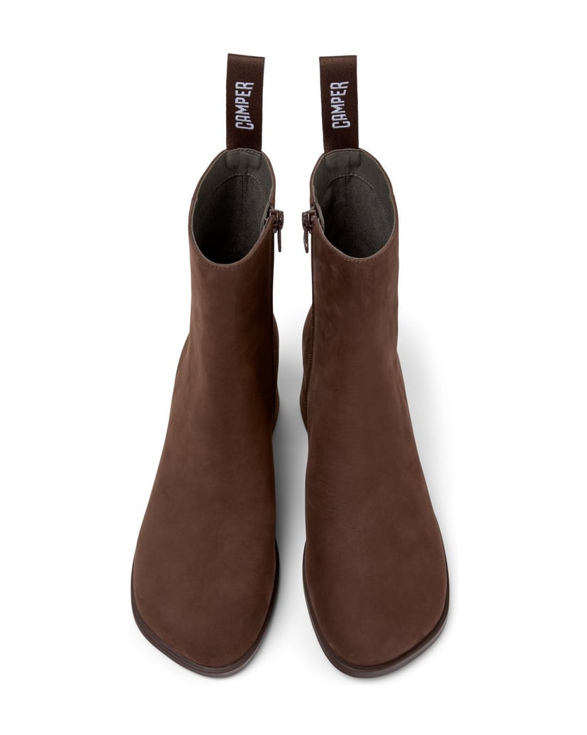 Camper-STIEFELETTEN-KORA-dunkelbraun