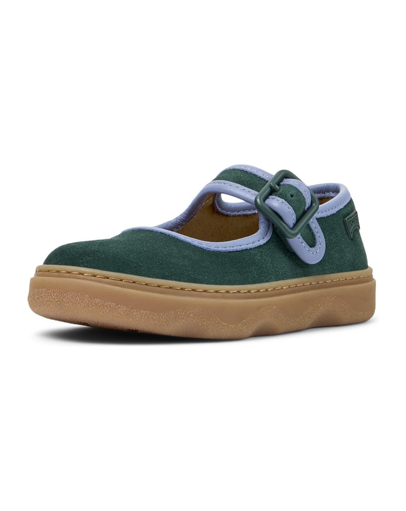 Camper-Ballerinas-Kiddo-dunkelgrün