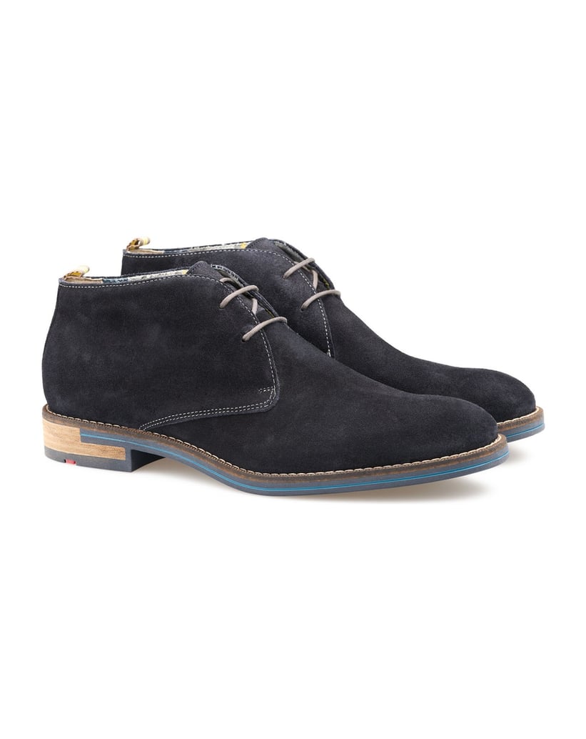 Lloyd-Schnürstiefelette-blau
