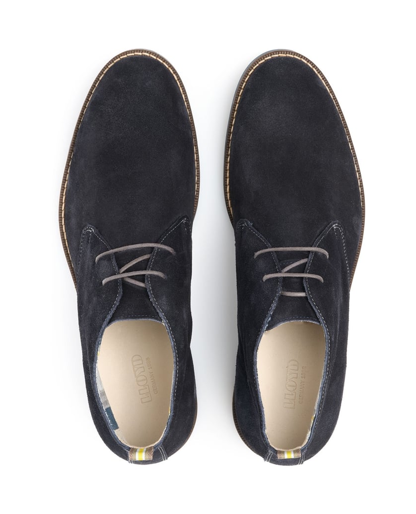 Lloyd-Schnürstiefelette-blau