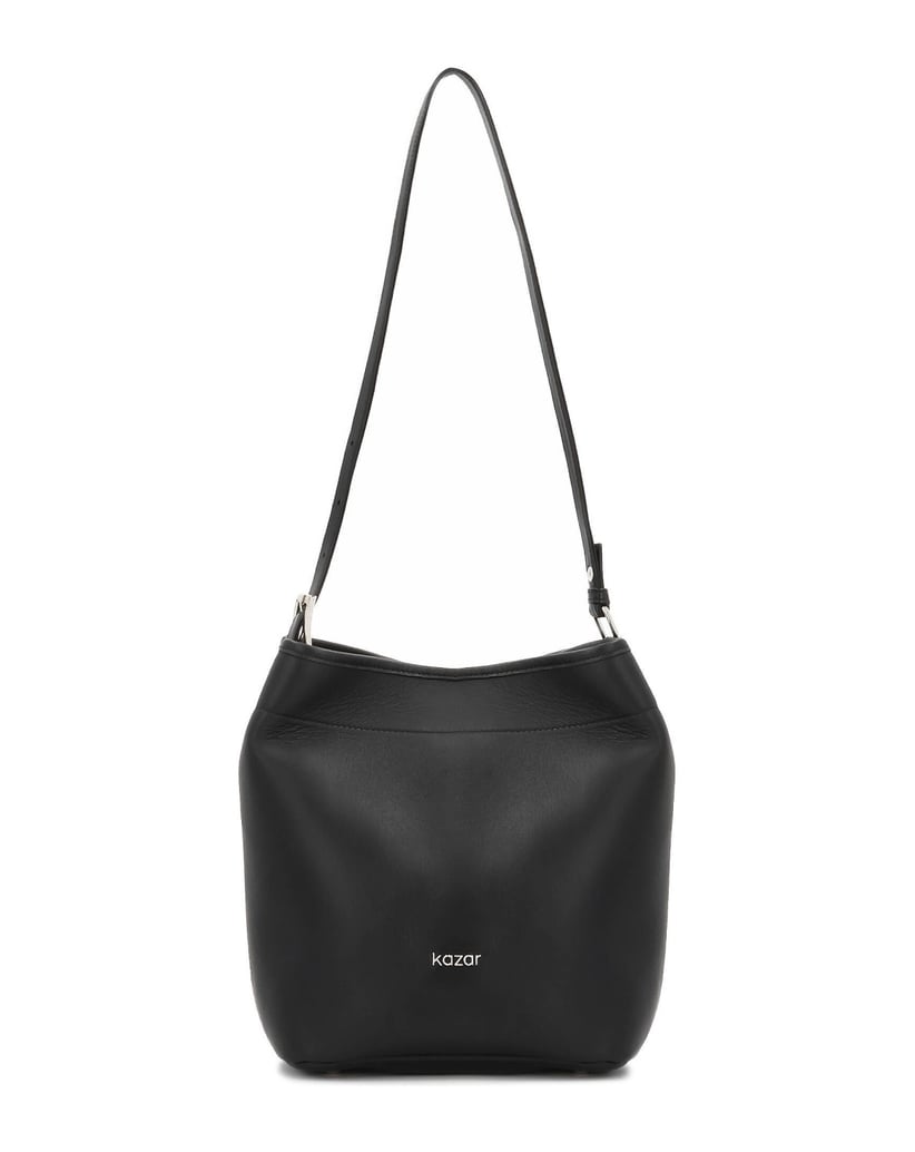 Kazar-Black-natural-leather-handbag-with-adjustable-strap-čierna
