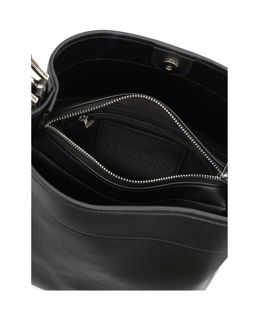 Kazar-Black-natural-leather-handbag-with-adjustable-strap-čierna