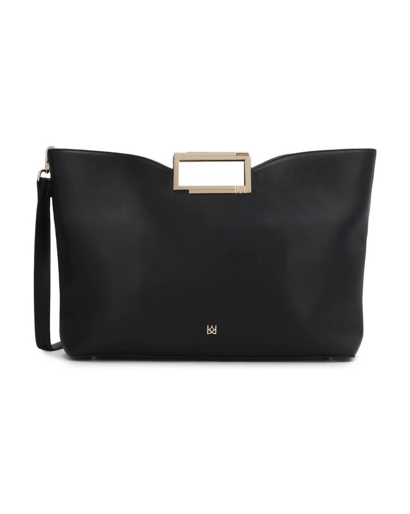 Kazar-Large-black-handbag-with-a-regular-shape-černá