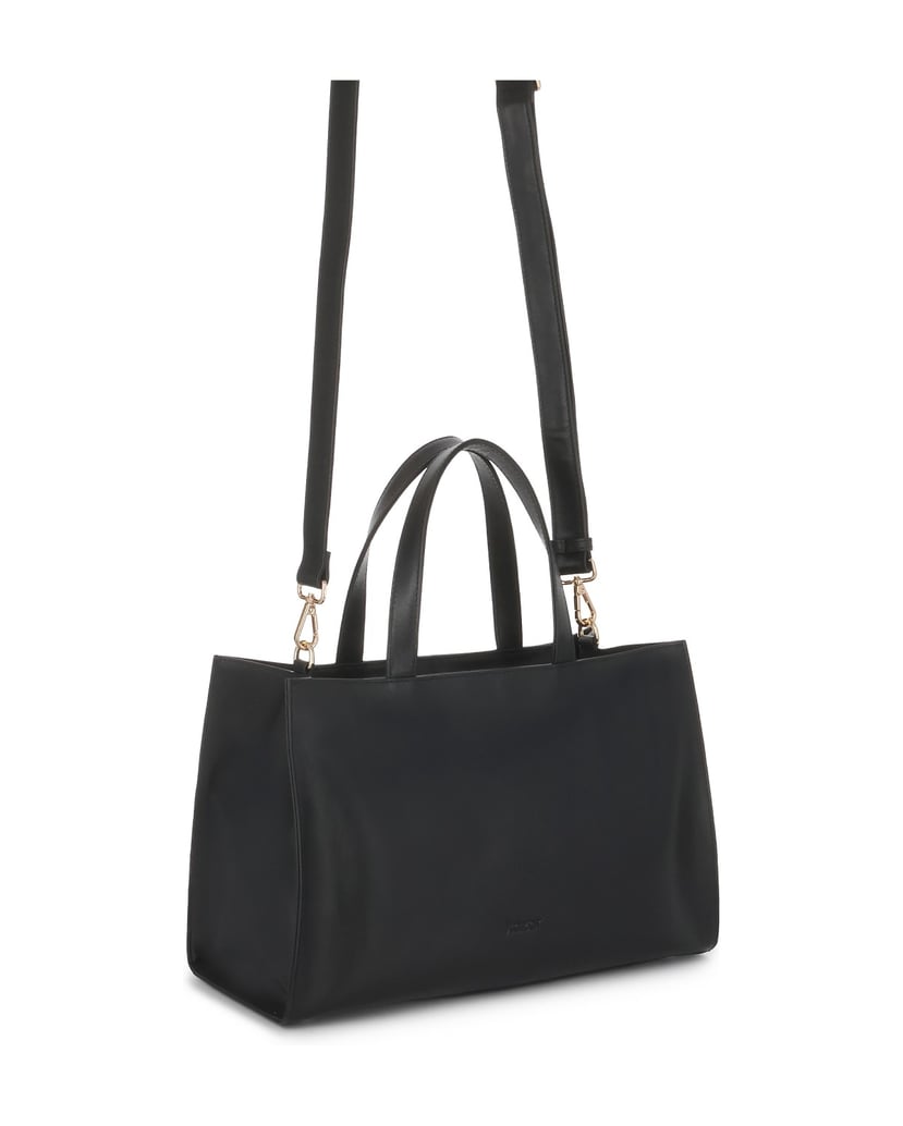 Kazar-Black-classic-handbag-with-two-handles-černá
