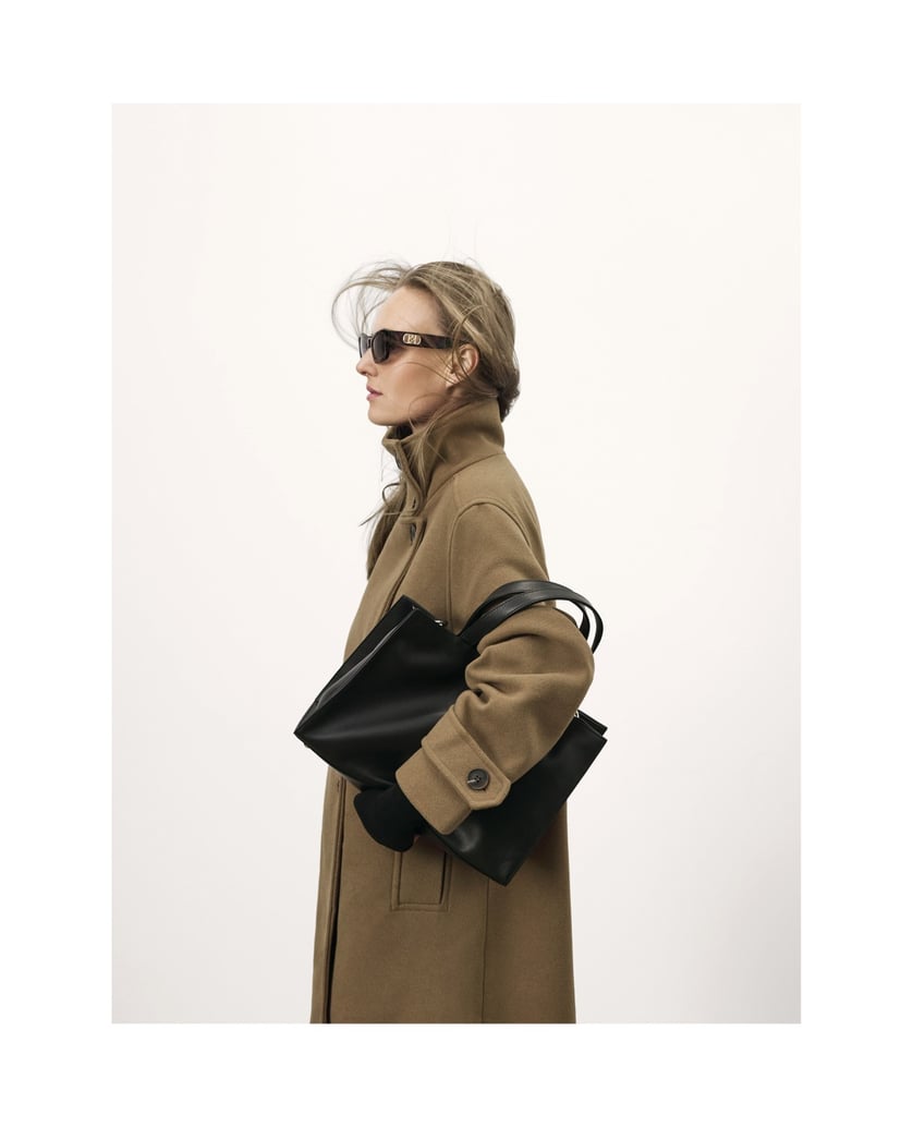 Kazar-Black-classic-handbag-with-two-handles-černá