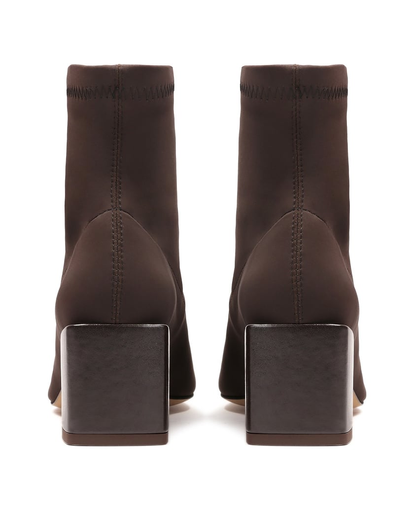 Kazar-Braune-Stiefel-mit-elastischem-Schaft-zu-braun