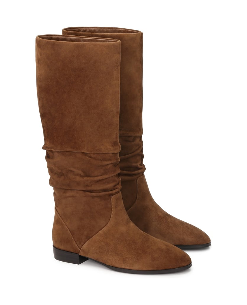 Kazar-Brown-boots-with-crinkle-upper-ťavia