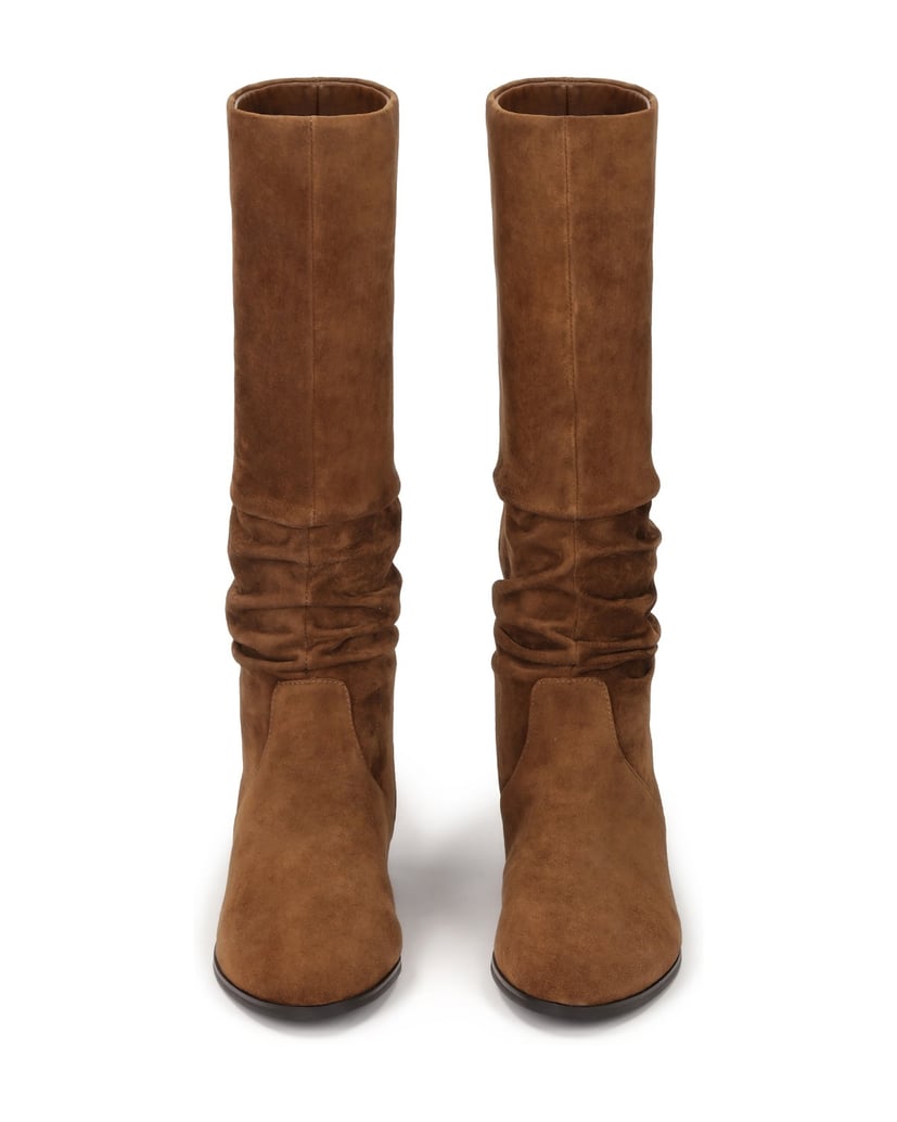 Kazar-Brown-boots-with-crinkle-upper-ťavia
