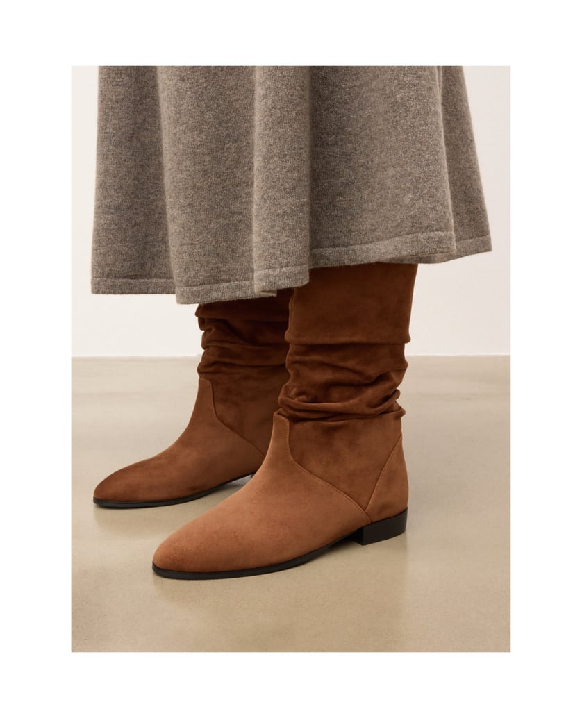 Kazar-Brown-boots-with-crinkle-upper-ťavia