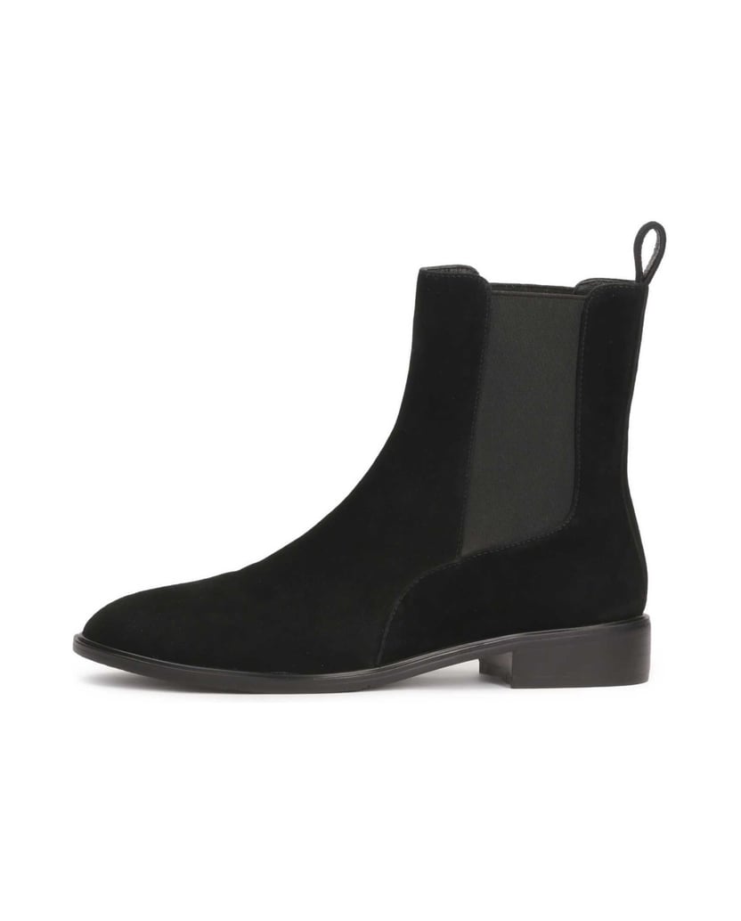Kazar-Black-suede-Chelsea-boots-černá