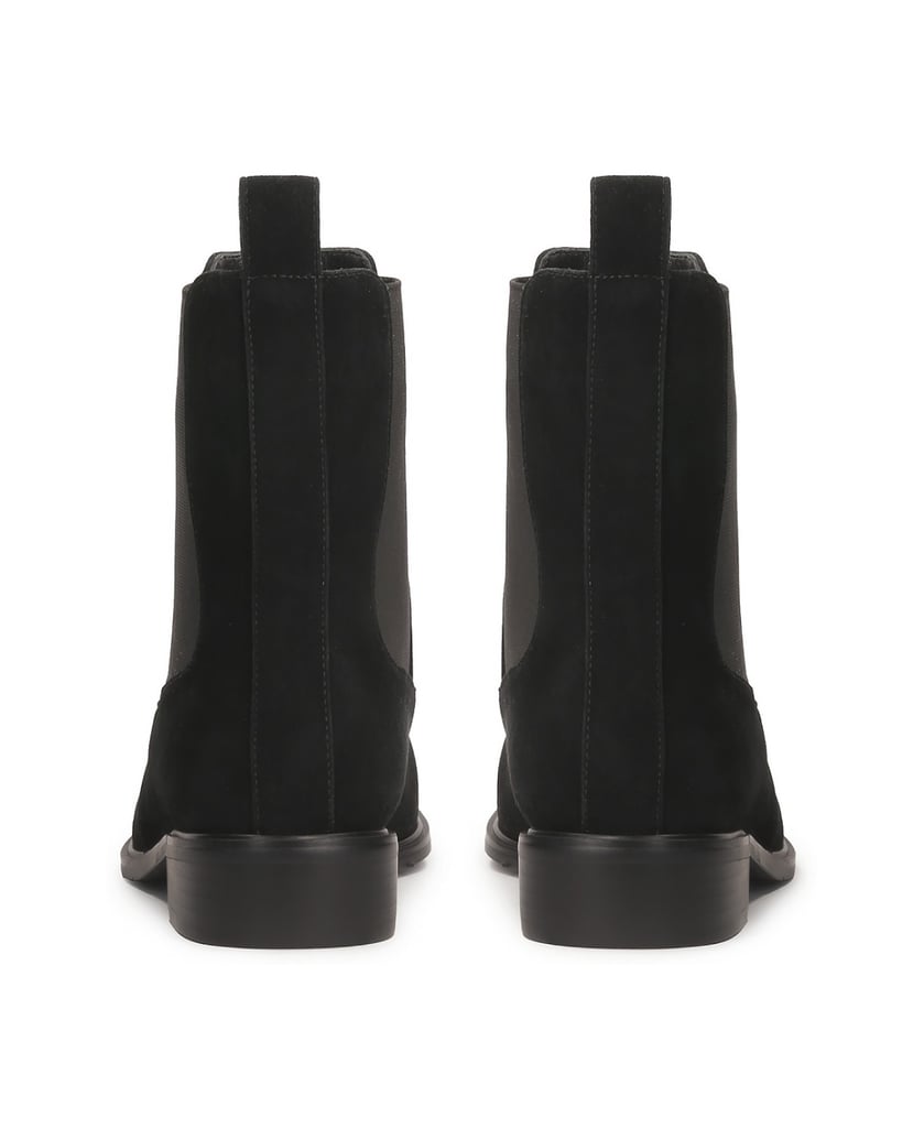 Kazar-Black-suede-Chelsea-boots-černá