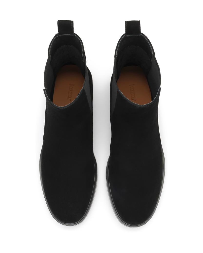Kazar-Black-suede-Chelsea-boots-černá
