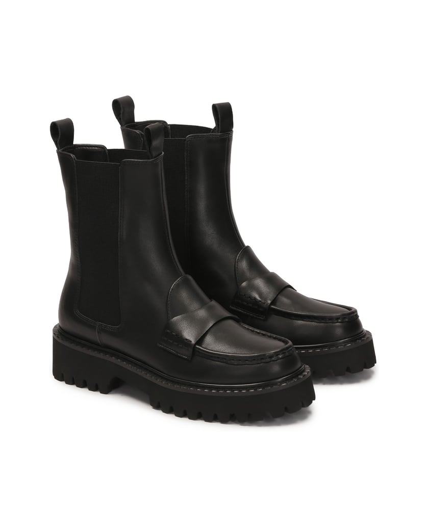 Kazar-Schwarze-Loafer-Stiefel-schwarz