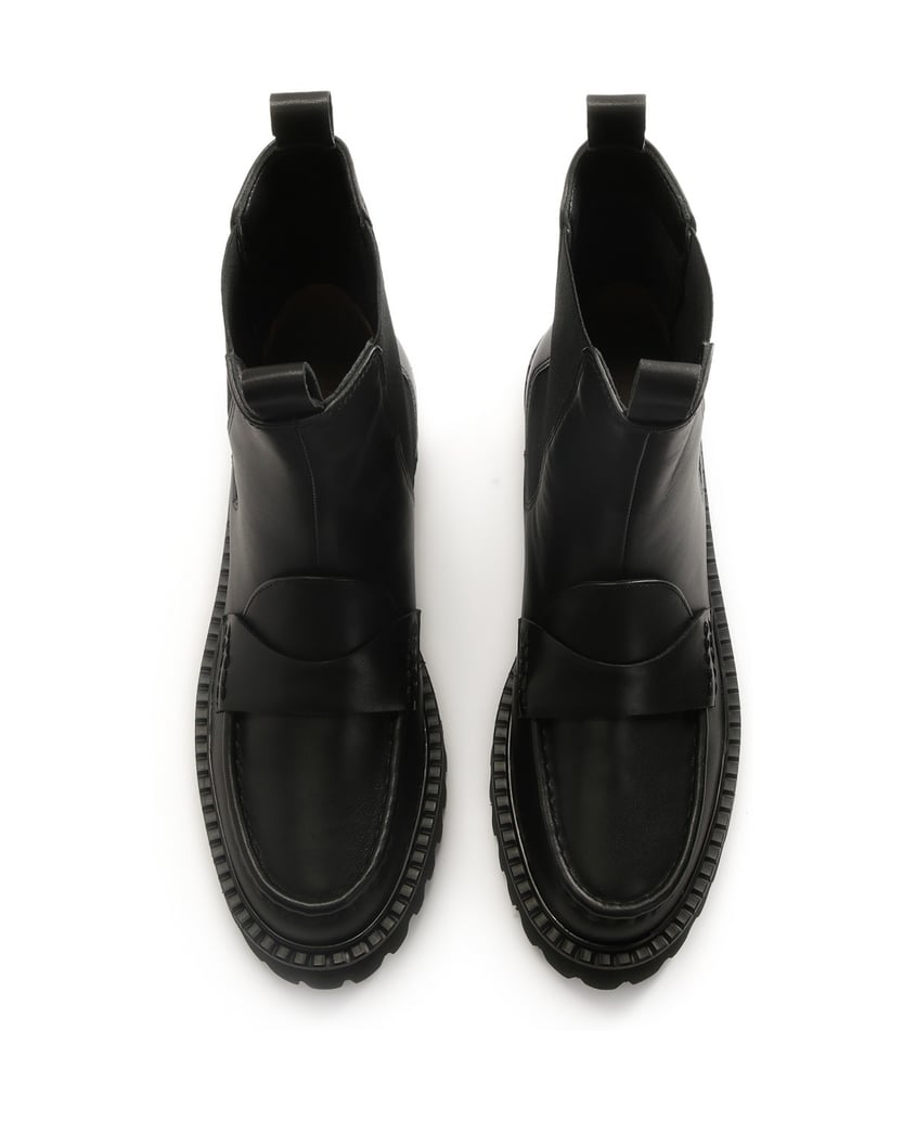 Kazar-Schwarze-Loafer-Stiefel-schwarz
