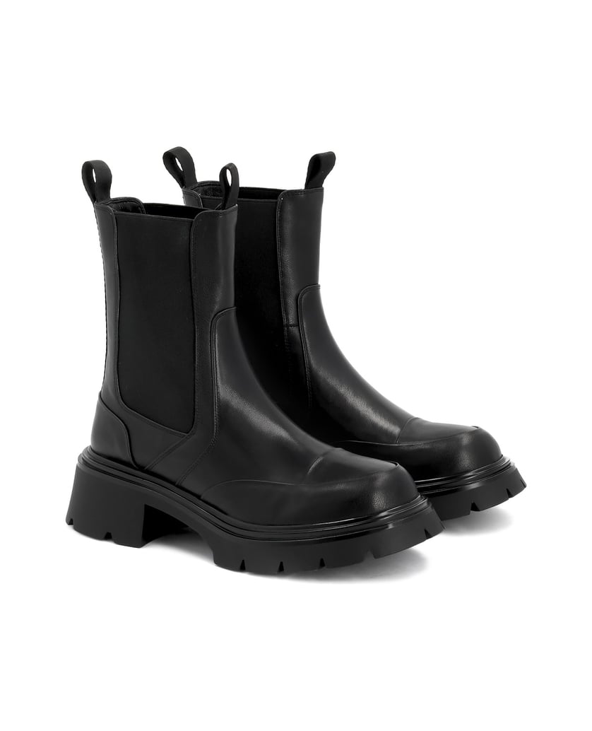 Kazar-Chelsea-Stiefel-aus-Naturleder-schwarz