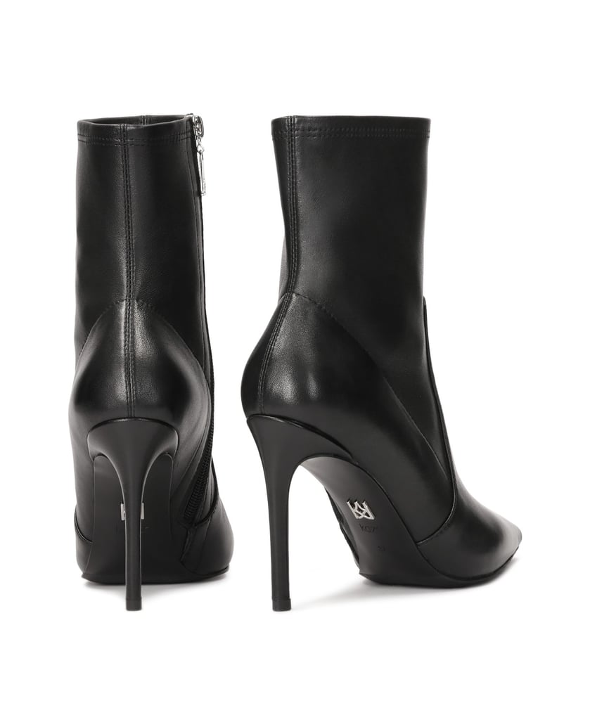 Kazar-Schlanke-Stiefel-mit-Absatz-und-spitzer-schwarz