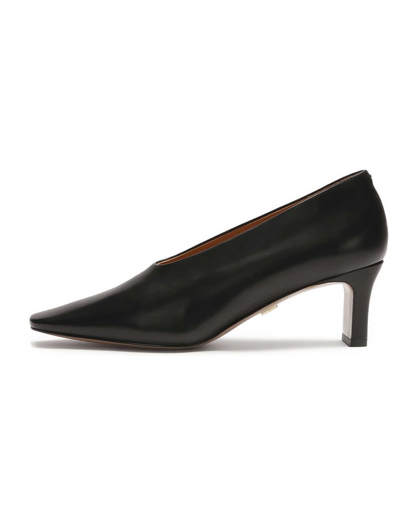 Kazar-Black-square-nose-pumps-černá