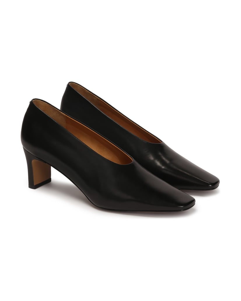 Kazar-Black-square-nose-pumps-černá