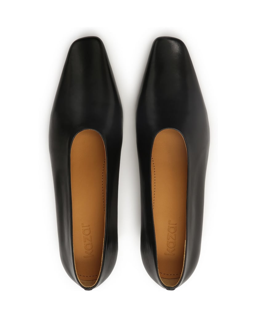 Kazar-Black-square-nose-pumps-černá