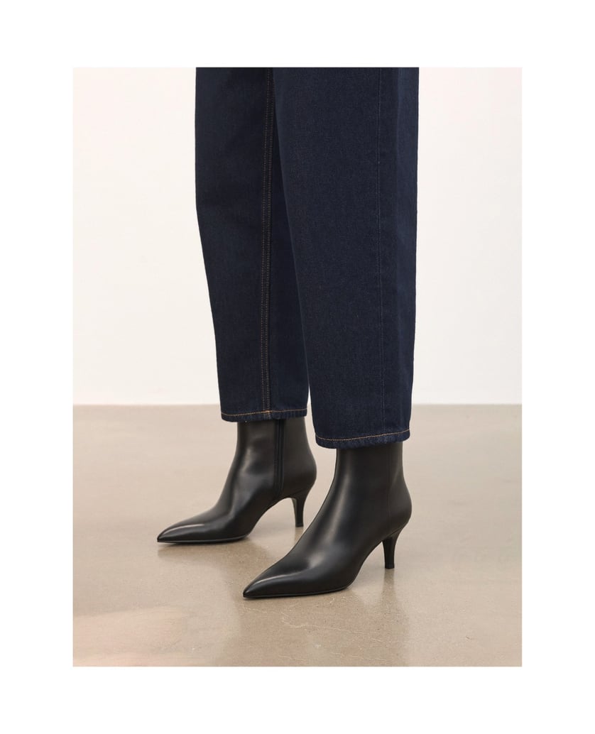 Kazar-Schwarze-Stiefel-mit-niedrigen-Absätzen-schwarz