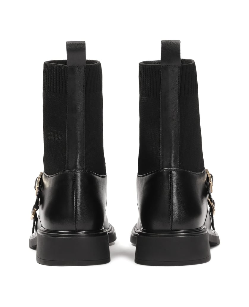 Kazar-Schwarze-Stiefel-mit-Sockenspitze-schwarz