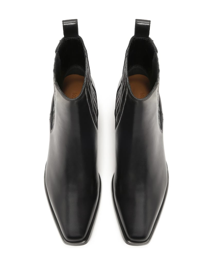 Kazar-Lederstiefel-mit-Gummibändern-schwarz