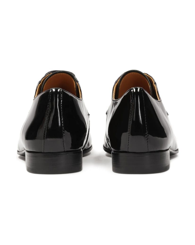 Kazar-Lackierte-Halbschuhe-zum-Schnüren-für-Fr-schwarz