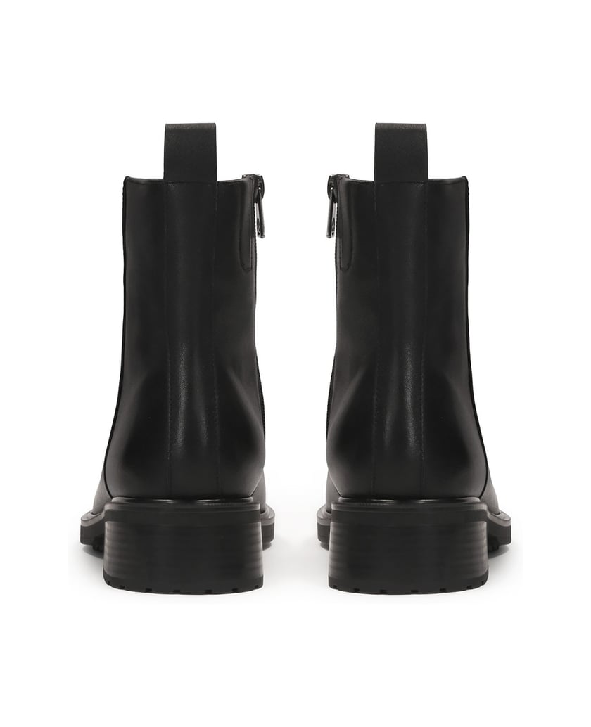 Kazar-Low-leather-boots-with-zipper-černá