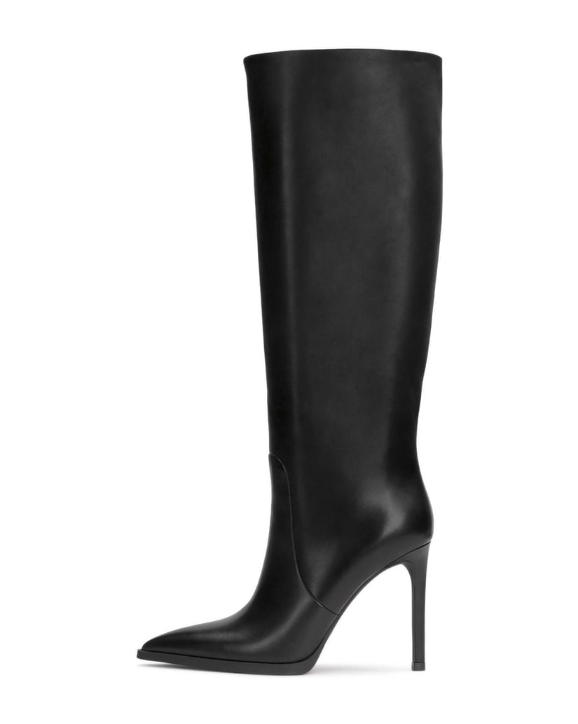 Kazar-Elegant-black-leather-boots-černá