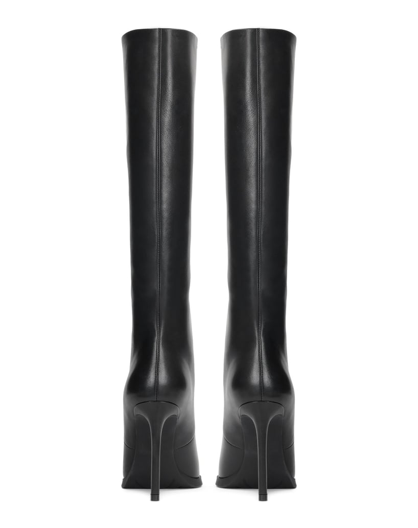 Kazar-Elegant-black-leather-boots-černá