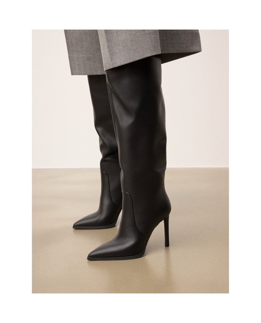 Kazar-Elegant-black-leather-boots-černá