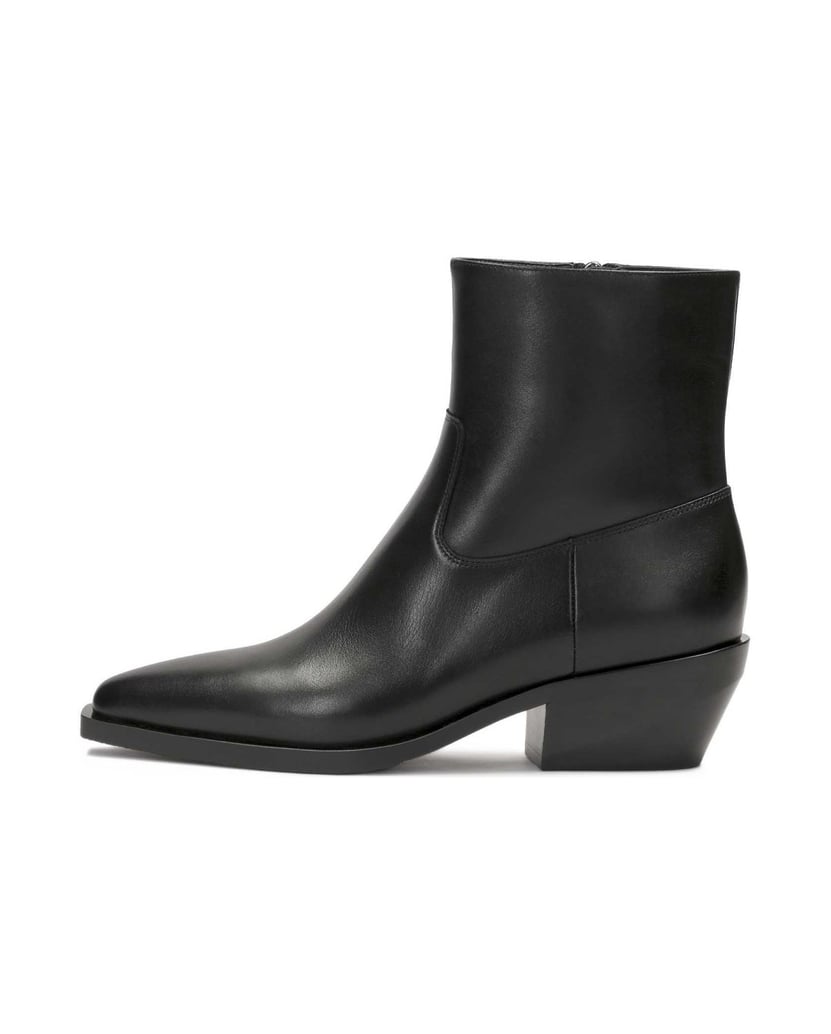 Kazar-Klassische-schwarze-Cowboystiefel-aus-Glattleder-schwarz