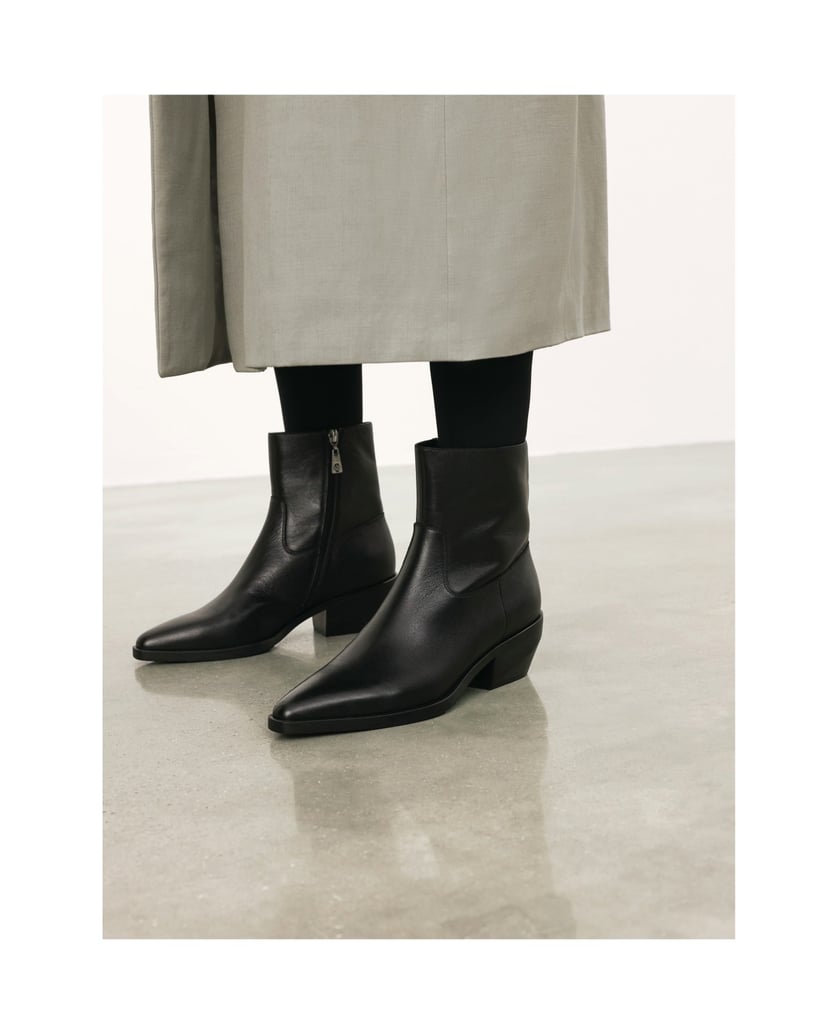 Kazar-Klassische-schwarze-Cowboystiefel-aus-Glattleder-schwarz