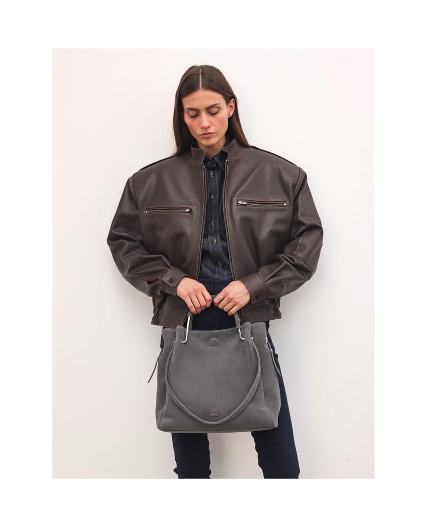 Kazar-Grey-handbag-with-two-types-of-handles-šedá