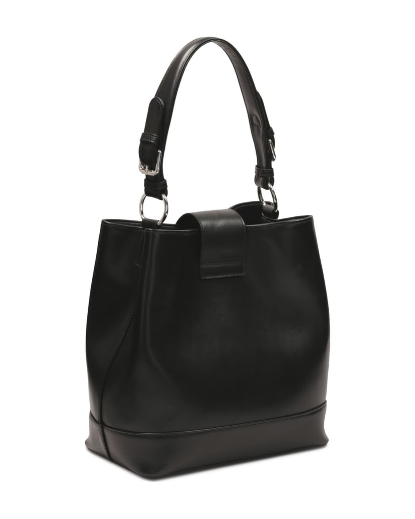 Kazar-Black-handbag-with-decorative-clasp-černá