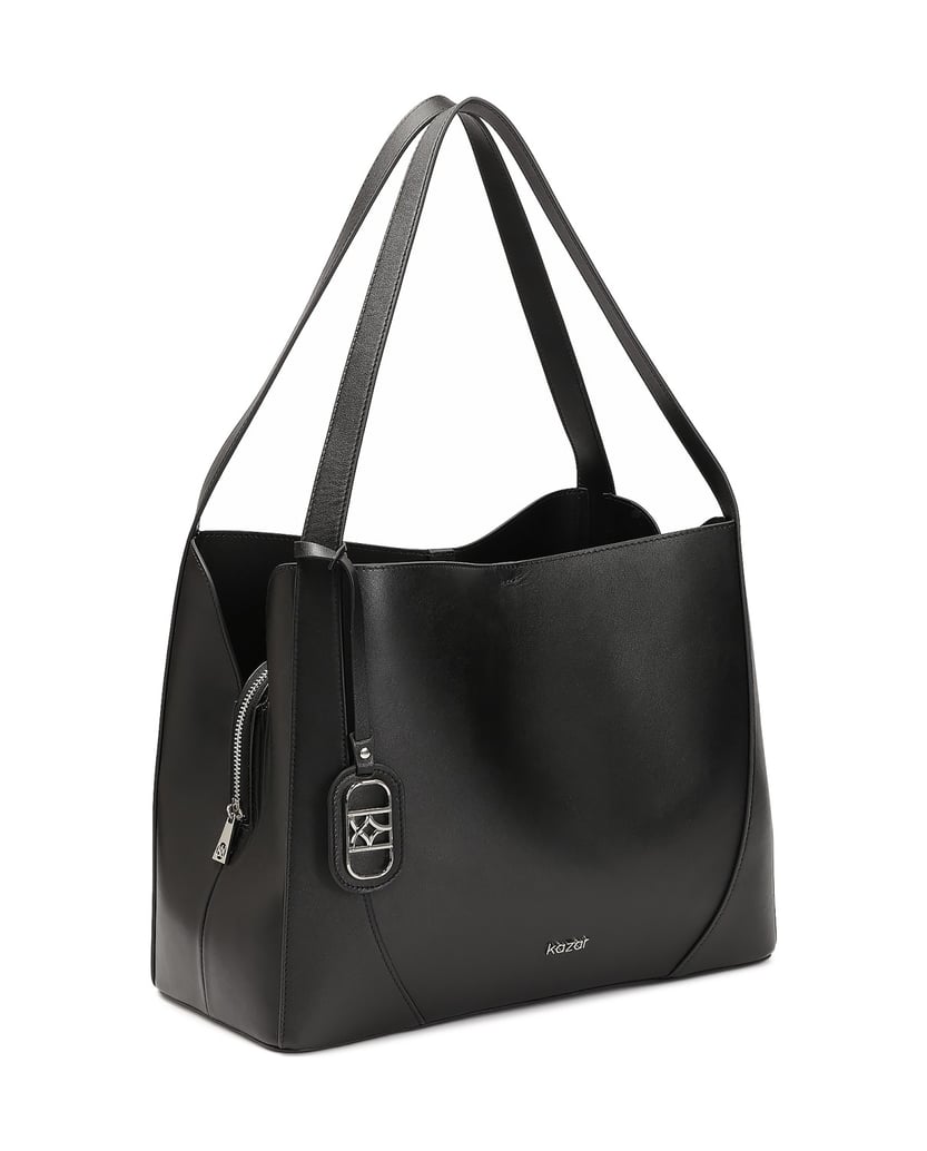 Kazar-Versatile-black-shoulder-bag-černá
