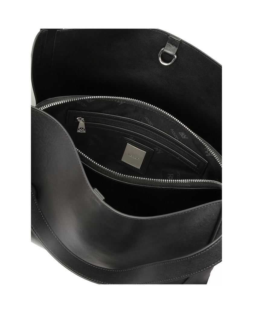 Kazar-Versatile-black-shoulder-bag-černá