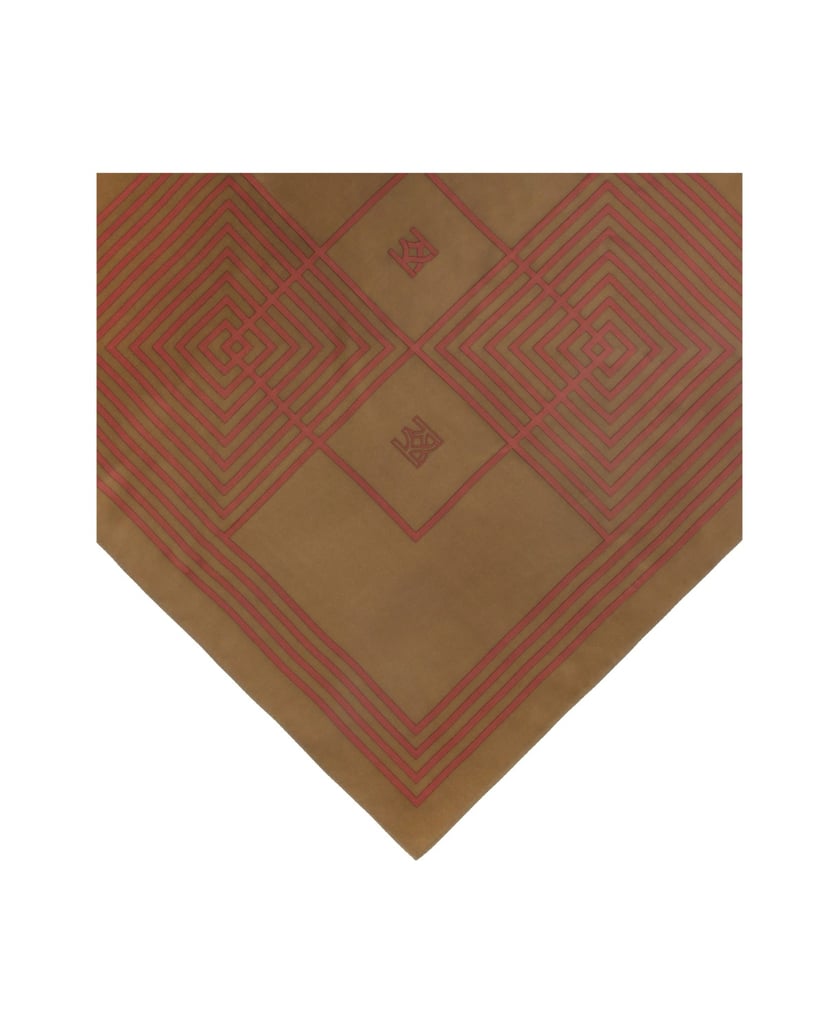 Kazar-Brown-scarf-with-maroon-accents-hnedá