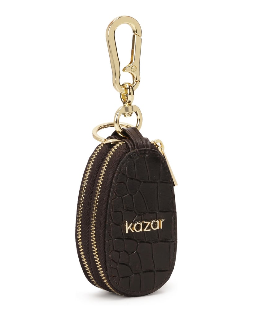 Kazar-Brown-leather-key-case-with-embossed-pattern-hnedá
