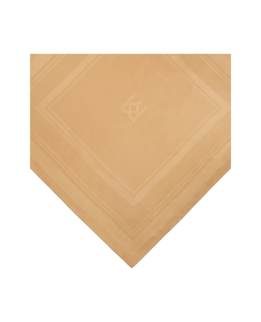 Kazar-Elegant-silk-scarf-with-geometric-patterns-béžová