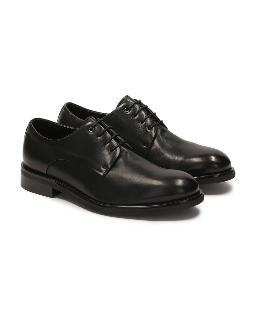 Kazar-Casual-black-leather-shoes-černá