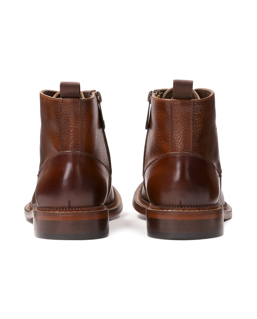 Kazar-Brown-boots-with-zipper-and-lacing-hnědá