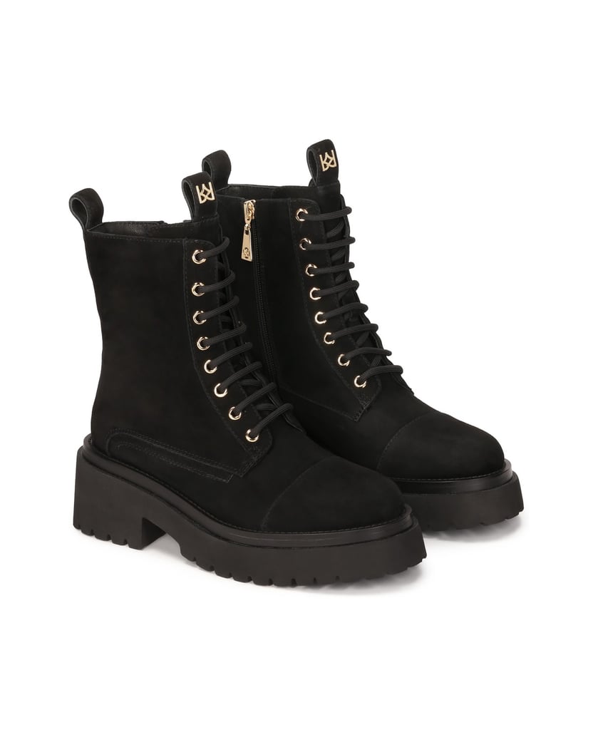 Kazar-Suede-ankle-boots-čierna